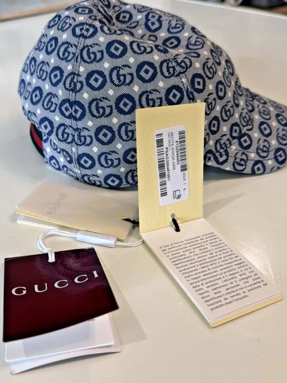 New with Tags - NWT Gucci Kids GG Canvas Baseball Cap